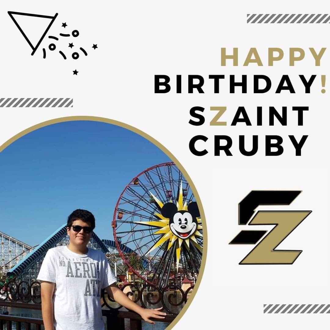 SzaintTeam's tweet photo. Feliz cumpleaños Cruby! 🎉
Te deseamos un feliz cumpleaños de parte de todos los miembros del Team, mucho éxito.
Con cariño Szaint Team.
@cruz_1698
#SzaintUp #LetSzGo https://t.co/5mxLOtLMlz