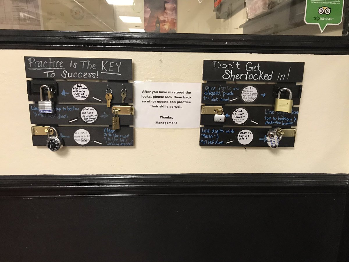 Don’t get locked out! Practice your skills with our new lock wall before playing your game. Call to book your experience today 386-385-8860 or book online through the link in our bio! 🔒🗝