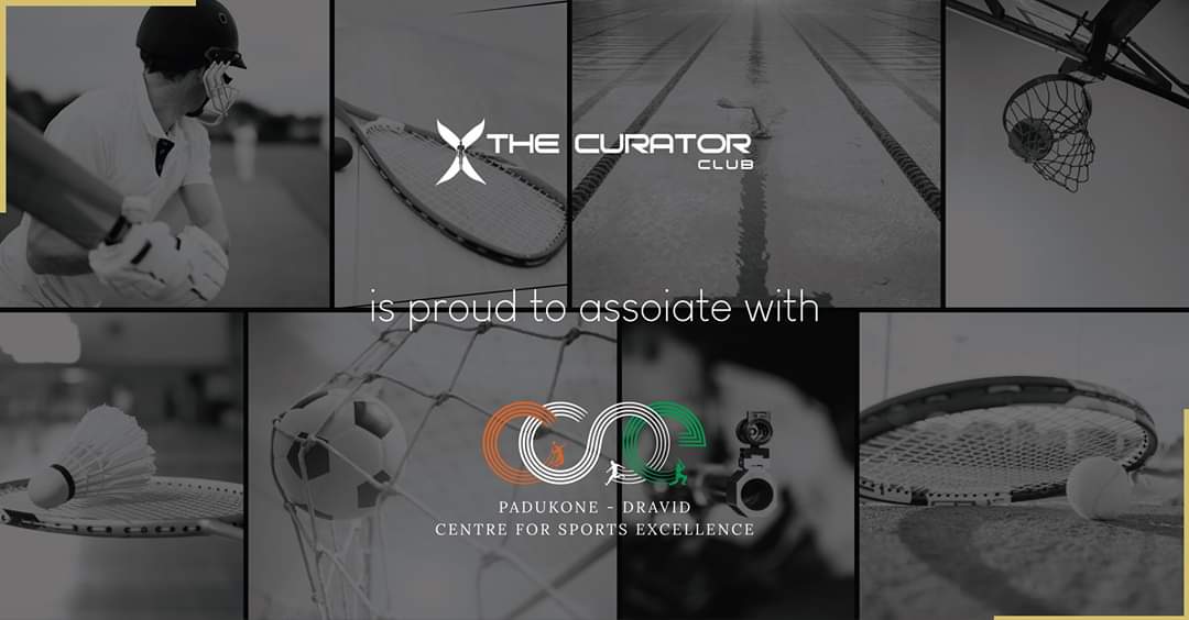 The Curator Club is proud to announce our association with Padukone-Dravid Centre for Sports Excellence (CSE) to promote sports as a culture in India.
#sportsindia #sport #IndianFootball #dravid #padukone #sportculture #sportenthusiast #Bangalore #BengaluruOpen2020 #SportForGood