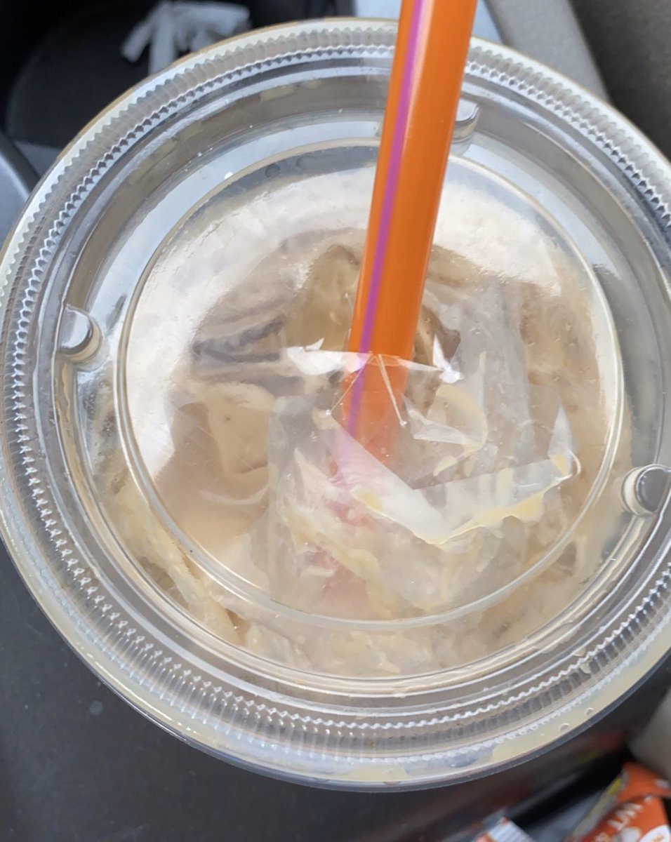 HanTruesss's tweet photo. @dunkindonuts can someone tell me what this is? The employees at the location where it was bought couldn’t?? https://t.co/iBMVjeiYIM