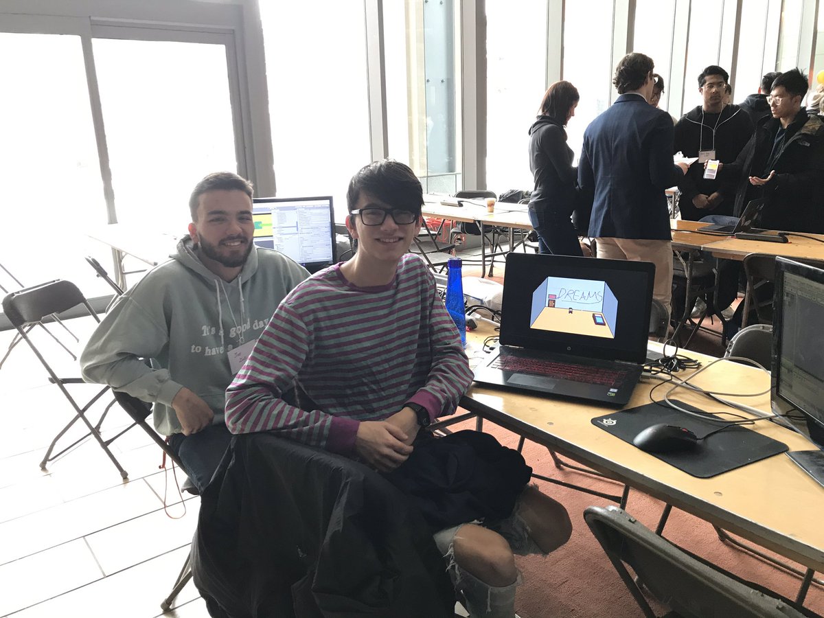 CuseHacks's tweet image. This pair of students used @unity3d for a maze solving puzzle game at #CuseHacks2020 @MLHacks