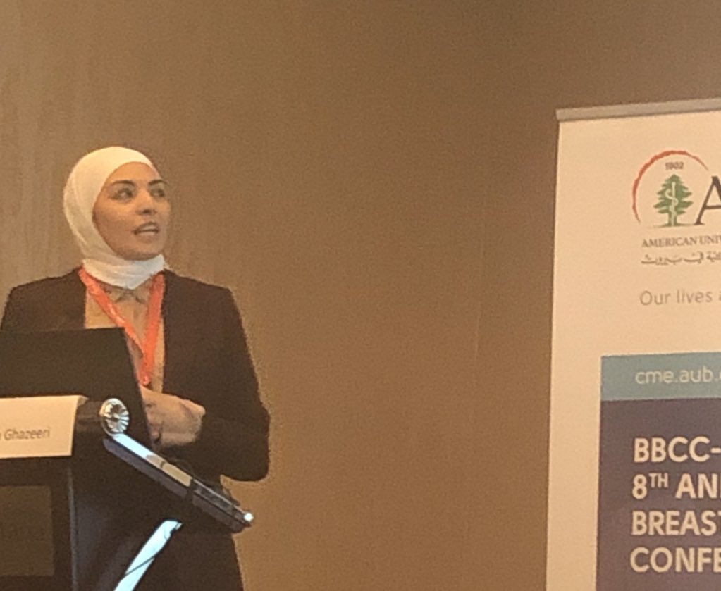 NagiSaghir's tweet photo. Drs Ghina Ghazeeri Alaa Kandil Mahmoud ElTamer Arafat Tfayli Great lectures #breastcancer #BBCC2020 @myBBCC @AUB_Lebanon https://t.co/Q5gSJofxJ2