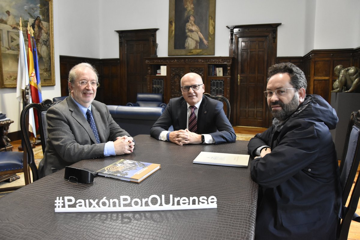 Reunión de <a href="/ManuelBaltar/">Manuel Baltar</a> co presidente da Sociedade Internacional de Hidroloxía Médica o doutor Pedro Cantista
depourense.es/index.php/es/m…