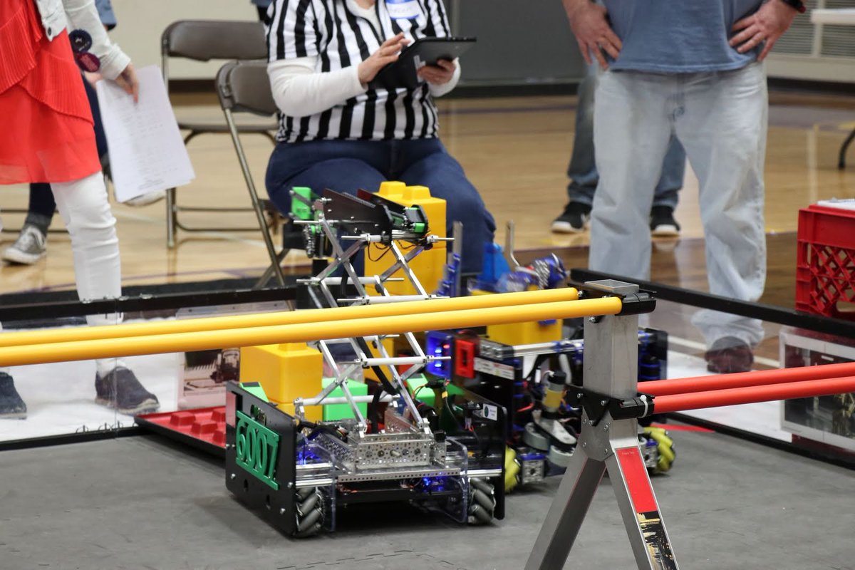 Come visit us in Cooper division at the Illinois FTC Championship Tournament on 2/22! Thanks to our sponsors <a href="/MSIFoundation/">Motorola Solutions Foundation</a> <a href="/gkvibrating/">General Kinematics</a> <a href="/Coilcraft_Inc/">Coilcraft, Inc.</a> <a href="/SwissAutomation/">Swiss Automation</a> <a href="/Actobotics/">Actobotics®</a> and Chicago Plastic Systems for your continued support!