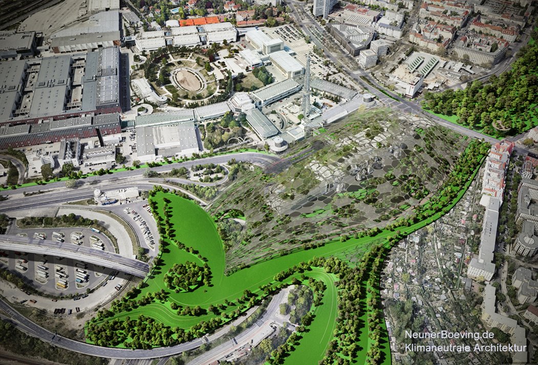 BerlinIcc's tweet photo. Grünes Tor zu #Berlin. Transformation des Autobahndreiecks in wertvollen und lebenswerten Stadtraum. #Grüne Verbindung der Stadtteile #Spandau #Charlottenburg und #Wilmersdorf. #autobahndeckel #a100 #a115 #Eichkampsiedlung https://t.co/LzjaaHRjg5