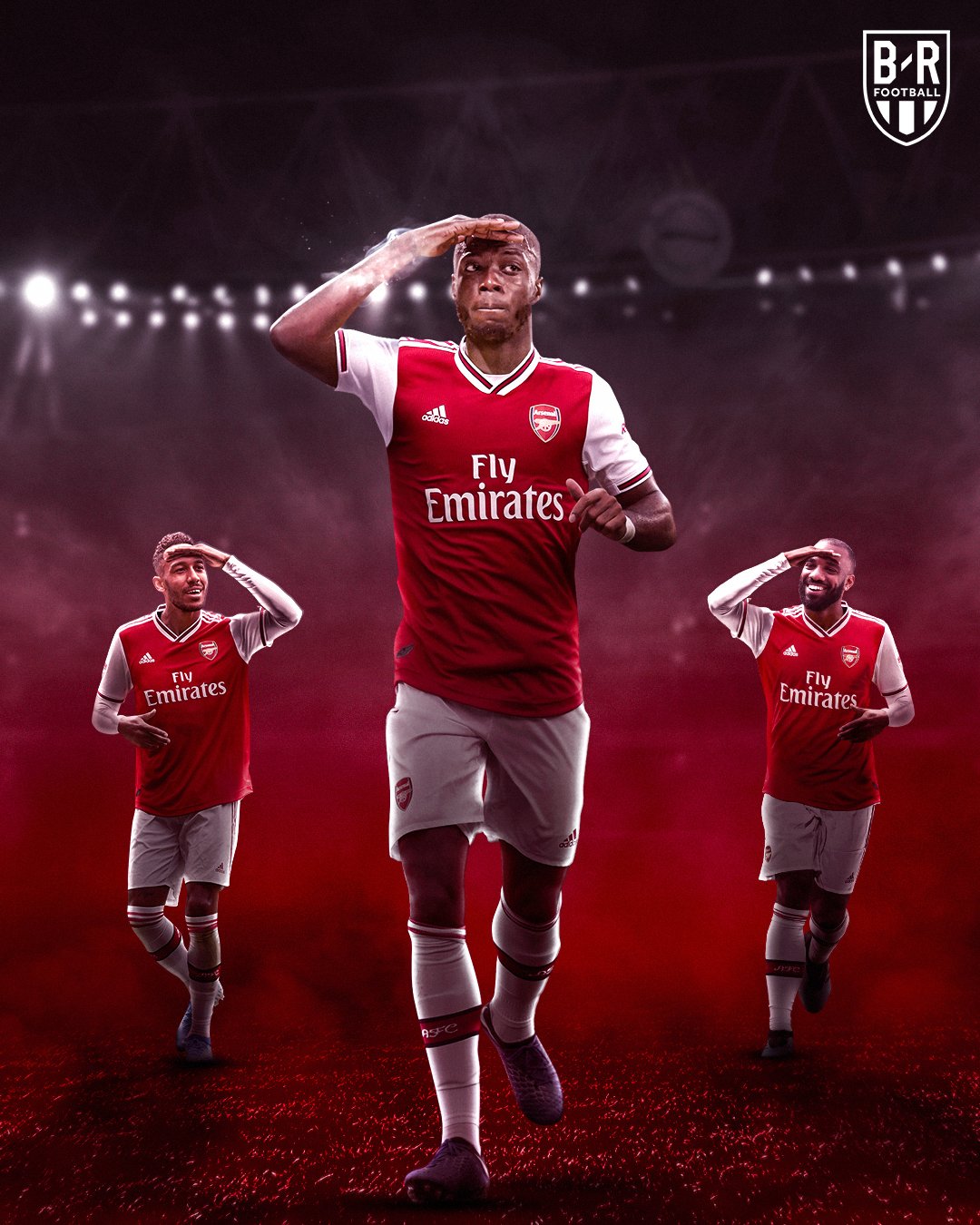 Lacazette and aubameyang new kit sale