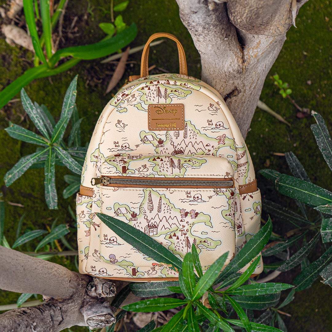 Loungefly on X: Need help finding your way to Neverland? Our @hottopic  exclusive Peter Pan Mini Backpack conveniently features a map of Neverland.  😉 Shop Now:  #Loungefly #Backpack #PeterPan #Disney   /