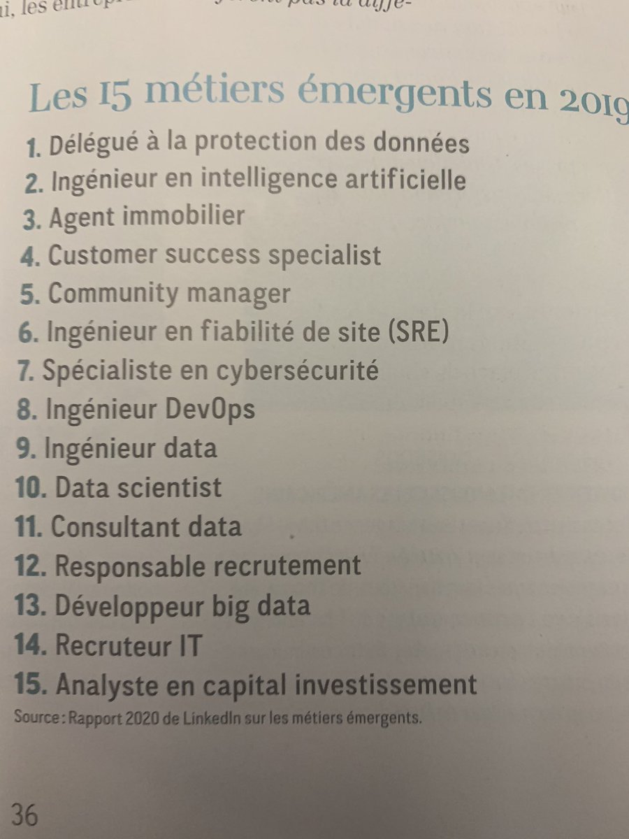 Les 15 #metier s les plus recherchés selon <a href="/LinkedInFrance/">LinkedIn France</a> <a href="/Blue_search/">Bluesearch</a>