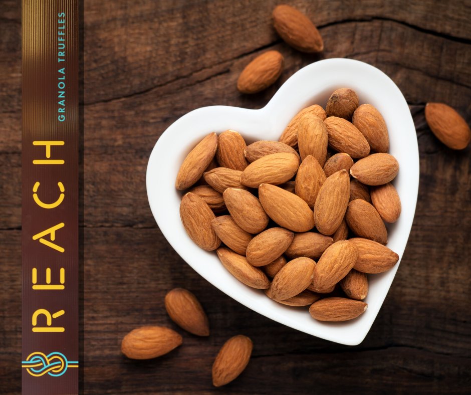 Bite into our Cherry Almond Chunk Truffles if you love almonds as much as we do! #almondday #almonds #chocolatealmond #cherryalmondchunk loom.ly/L-9U9nA