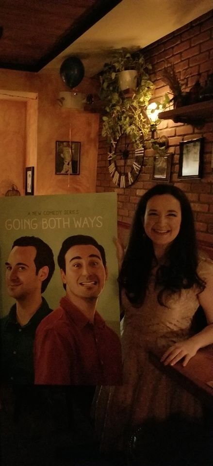 🎊🎈🍕Snaps from the #GoingBothWays Season Finale Party! ❤️💙 
Catch the latest episode here! 🤩bit.ly/2SFSsUC🤩
@stoneandstone #NYC #comedy #webseries
