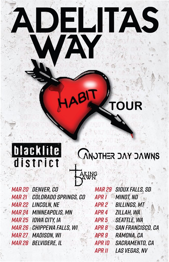 OfficialAWArmy's tweet photo. ***Just added Zillah, WA to the @adelitasway Habit Tour! We're ready for the great Northwest! #ATeam #Tour  #Rock https://t.co/RNhdiX0L1i