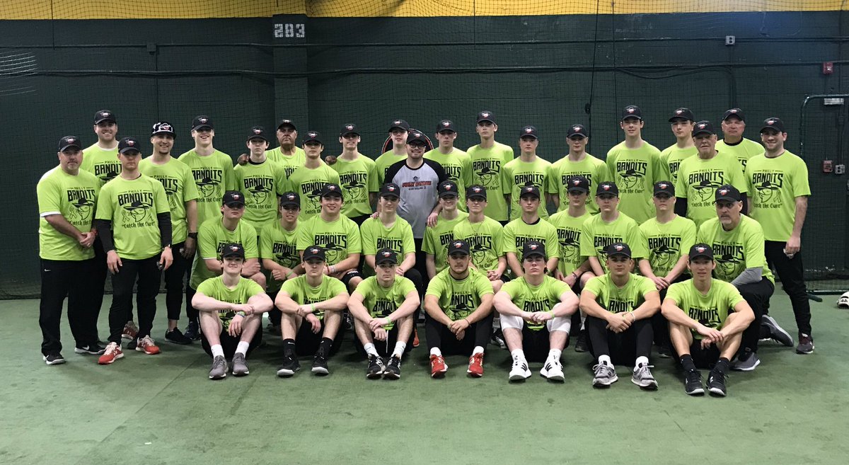 Banditsball's tweet image. Show of solidarity supporting Coach Mags through his battle @MR_mags_ELA  #CoachMagstrong #powerinnumbers