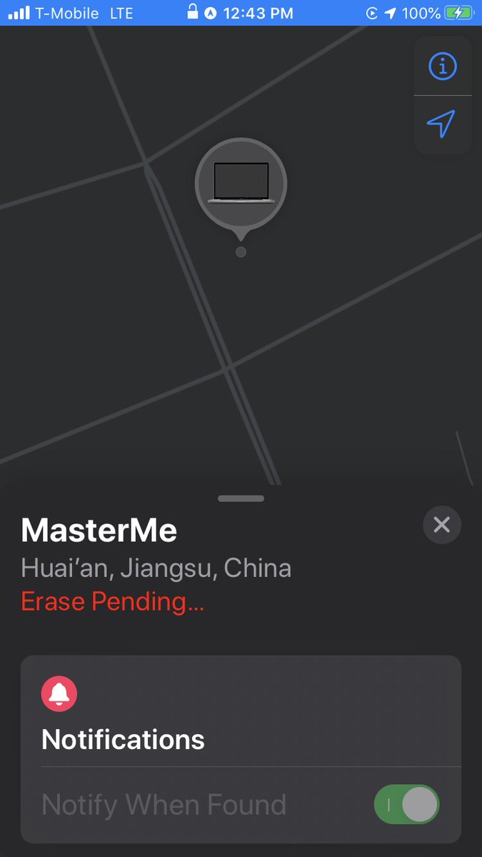 Find My found my stolen computer: