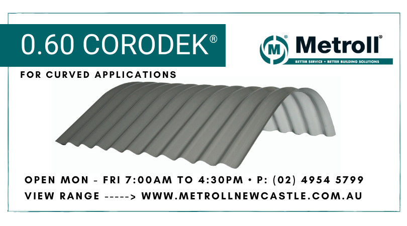 MetrollNew's tweet photo. 0.60 Corodek®

• Perfect for Heritage styling
• Suits a variety of curving styles
• Long lengths
• Large range of accessories
• Custom cut
• @COLORBONDsteel colour range

More Info • Enquiries • Place an Order

CALL (02) 4954 5799
CLICK https://t.co/hyAveVxzuS https://t.co/9I6m7wcZlw