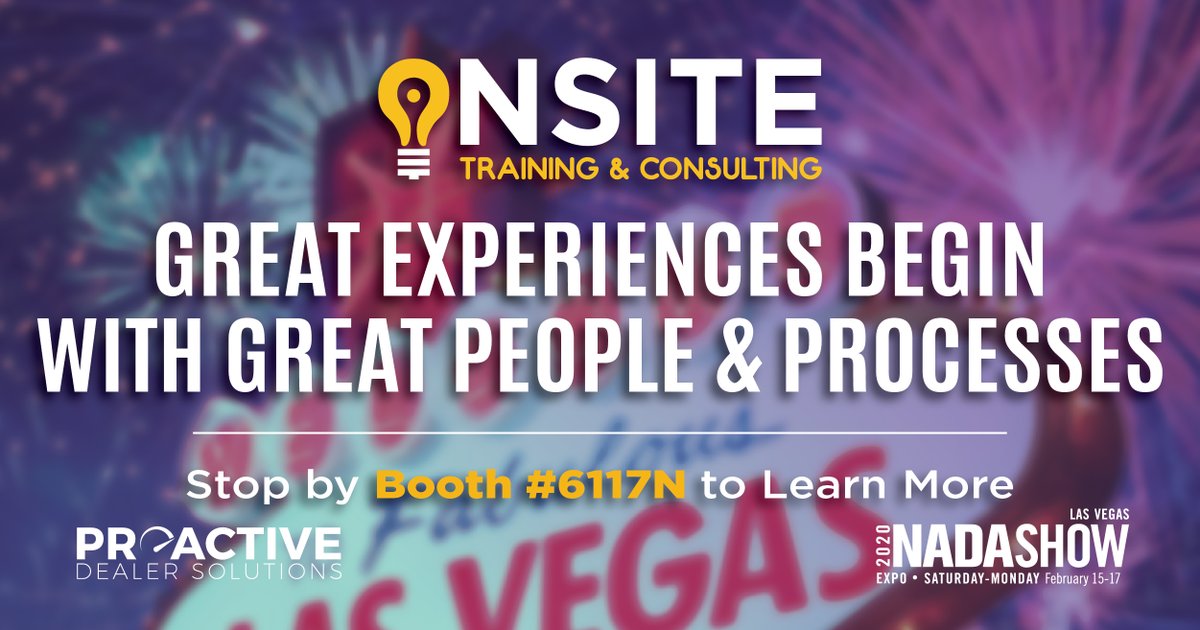 proactive_pds's tweet image. We work with clients to design and implement an onsite training and consulting solution to meet their specific goals.

Stop by our Booth 6117N at #NADA2020. #TheBDCExperts #Automotive #AutomotiveTechnology #AutomotiveMarketing #AutoDealers #AutomotiveIndustry