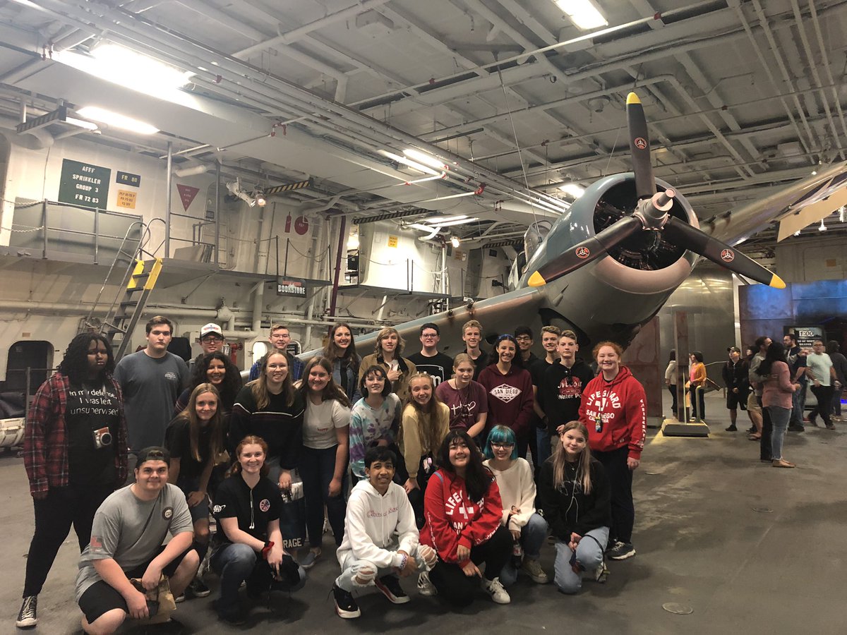 Last stop before heading back to Mesa: The USS Midway #mvtgovandhistory #campusofchampions