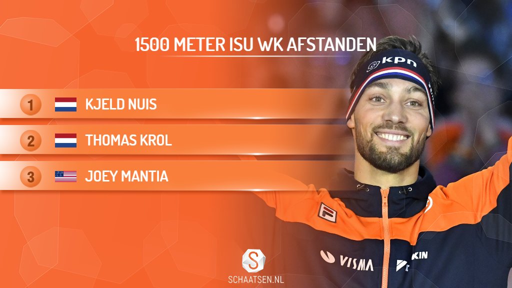 Goud en zilver voor Kjeld Nuis en Thomas Krol. Het verschil tussen de twee is slechts 0,07