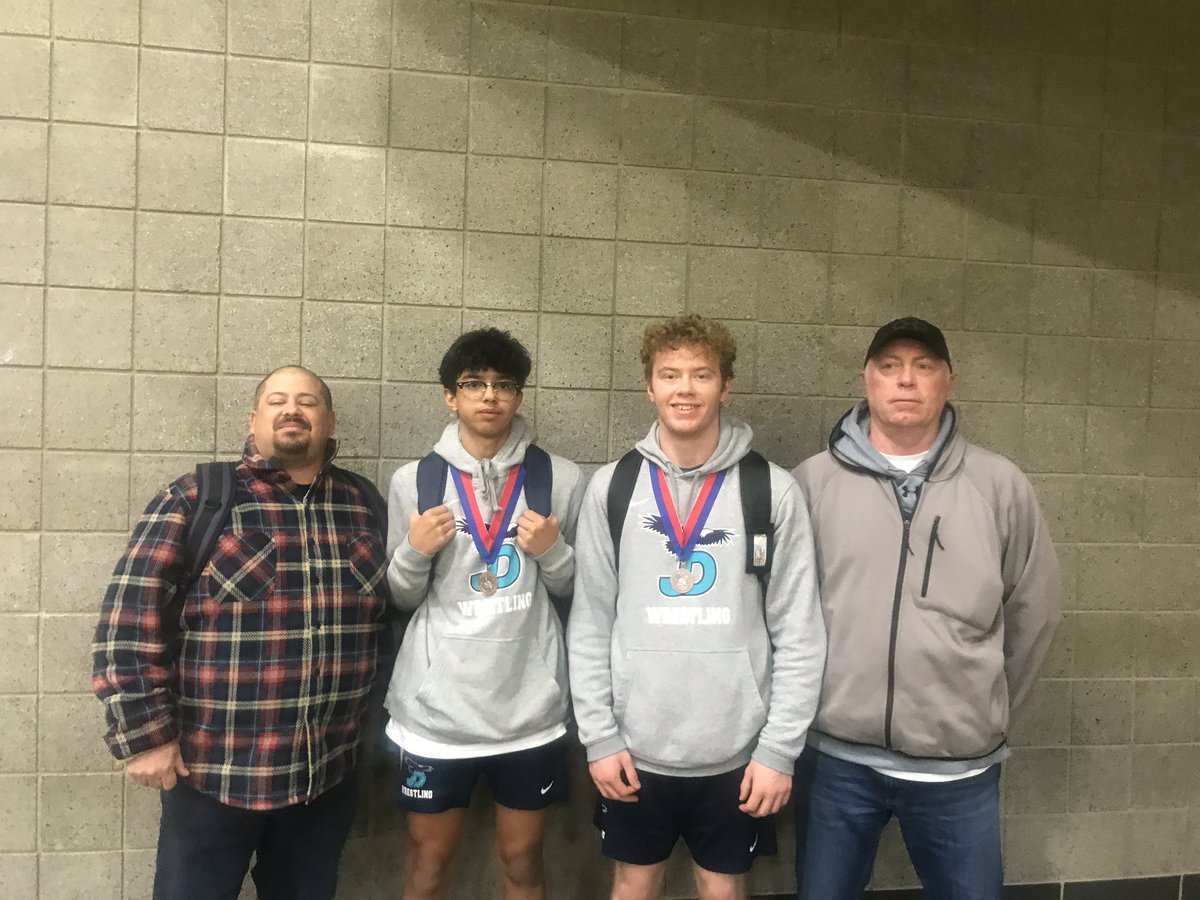 A great season for Juan Diego Wrestling has come to an end! Congratulations to Joe Richardson(Senior)6th Place and   Brock Gutierrez(Junior)6th Place!
After so many hard fought matches and years of hard work placement is well deserved! Keep achieving great things!!!