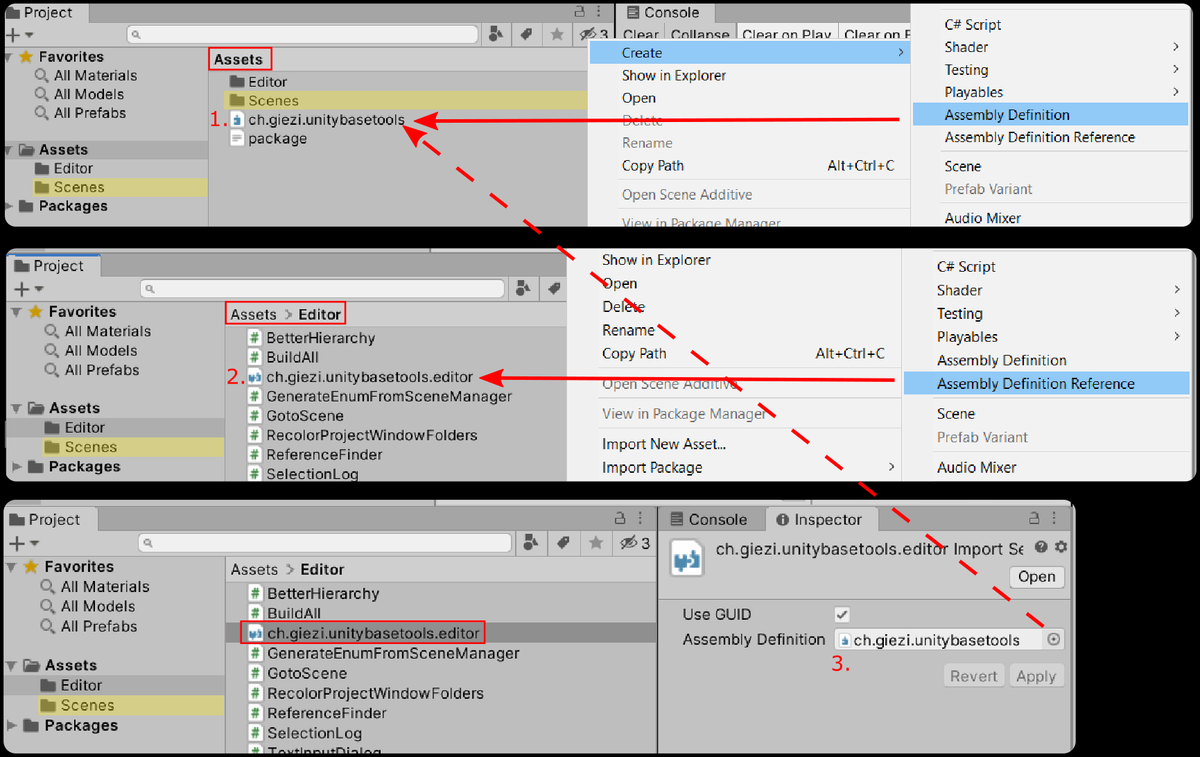 Package editor