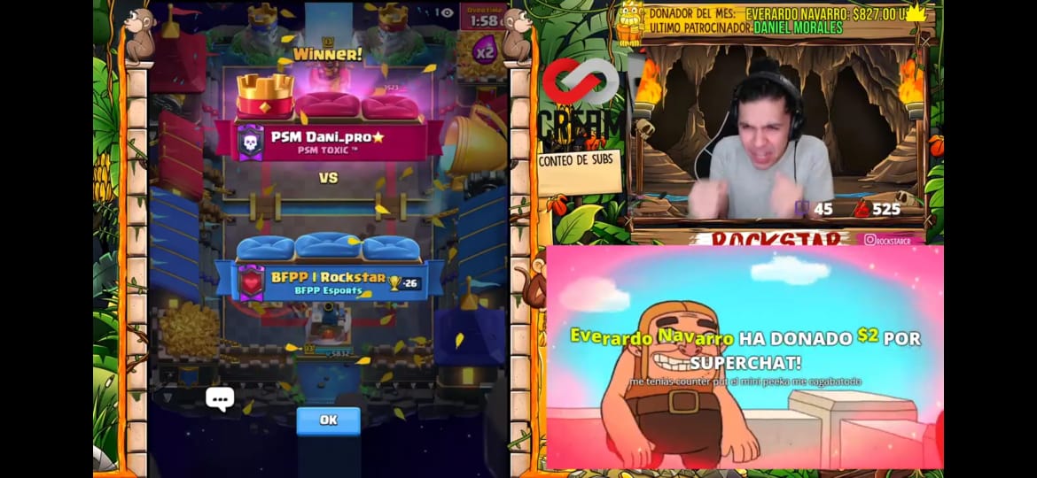 Jaja le ganaron al <a href="/Rockstar_YT/">RockstarCR 🐵</a> 
PSM DANI PRO estás muy OP