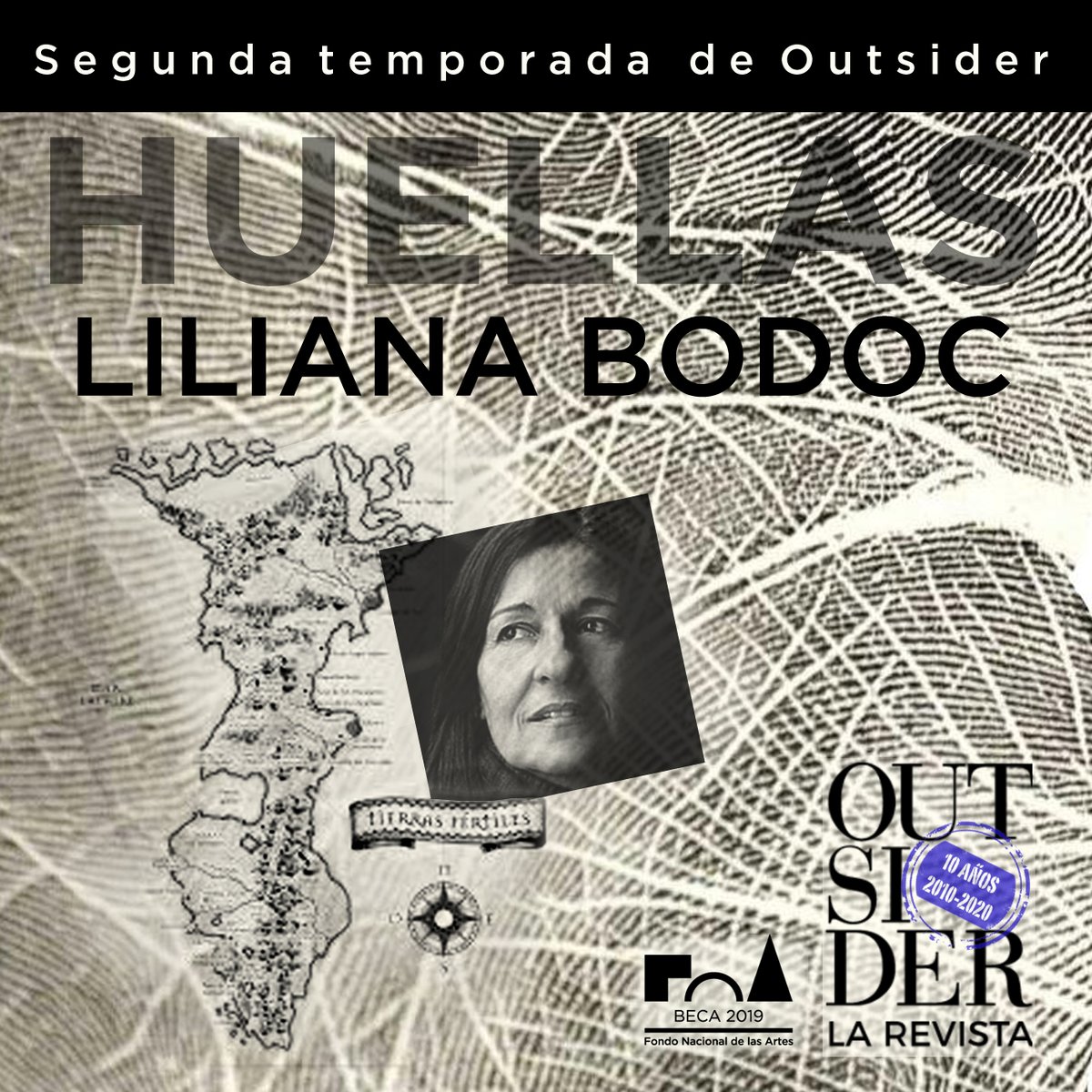 ed_outsider's tweet photo. Ya iniciamos el tercer número de la #segundatemporada, dedicado a La Madre de los Confines, Liliana Bodoc.

Pasá por #OutsiderLaRevista y conocela o recordala a través de las palabras de María Inés Lanfranchi.

https://t.co/VVw52iw5Lw

#Huellas #Bodoc #LilianaBodoc #literatura https://t.co/iJtz1UavkZ
