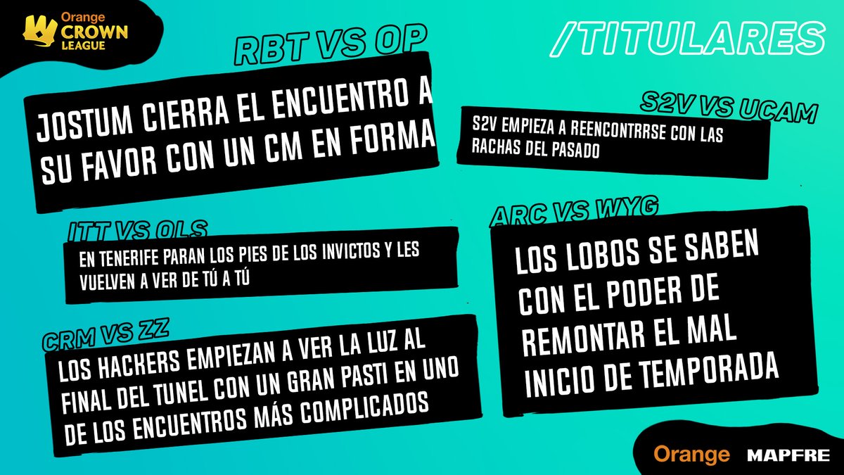 Orange Crown League Clash Royale On Twitter Titulares De Orangecrownleague5