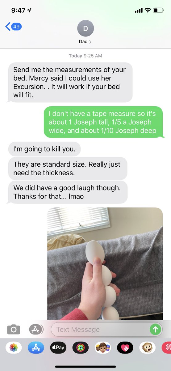 everydayjoeking's tweet photo. My dad is trying to get me to move to Colorado and he’s actually started to try to figure out the logistics. I’m beginning to understand why he left me in Iowa to begin with https://t.co/g33Hl0s9Oj