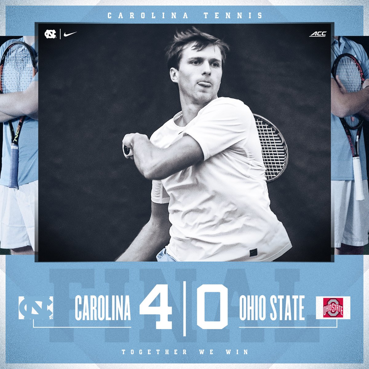 carolinatennis's tweet photo. Tar Heels move on to the #ITAIndoors final!

#GoHeels 🐏🎾 https://t.co/PA5iNAo1BL