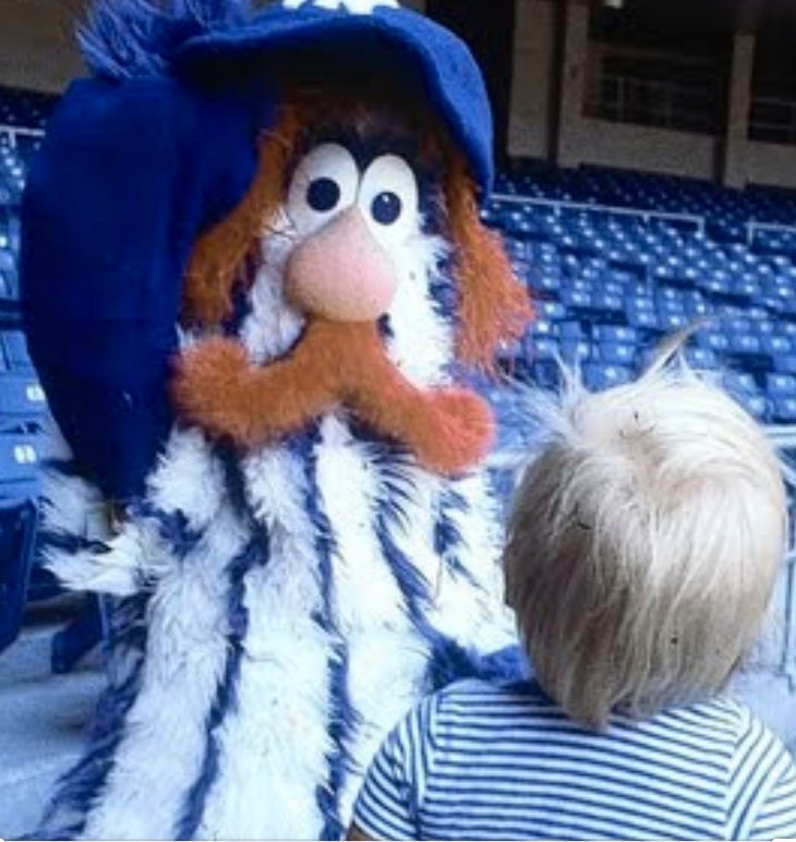 Stirrups Now! on X: The Yankees short lived mascot Dandy. (1979-1981) #RIP   / X