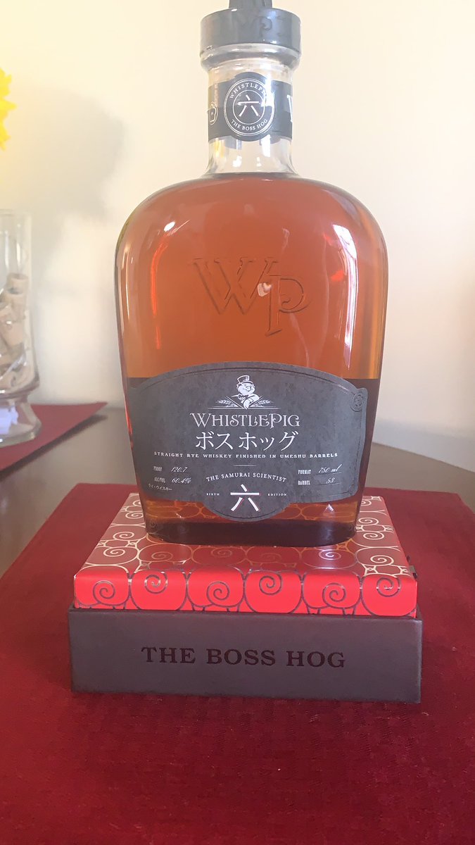 looks like i found an ‘authentic mistake’  from @WhistlePigRye ! #BossHog六Katakana #bourboncollector