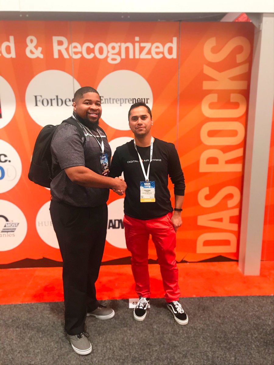 Hey <a href="/DigitalAirStrk/">DAS Technology</a> ! It was a pleasure . Thanks for the info #FAIZAN ! You the man!!! #NADAFlashCONTEST <a href="/NADAUpdate/">NADA</a>  #NADASHOW2020
