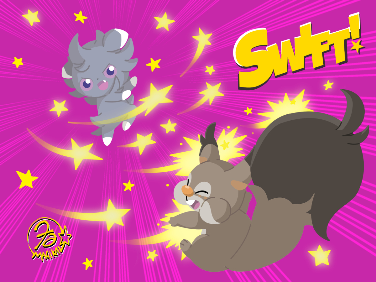 Fa Espurr S Swift Pokemon ポケモン Espurr ニャスパー Skwovet ホシガリス Swift スピードスター T Co Yula3suc3l T Co O6kayypqdp Twitter