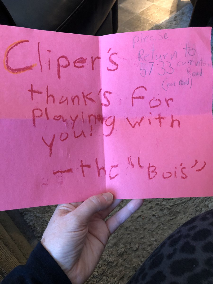 On the boys day off some of them spent the morning playing street hockey in the neighbourhood.