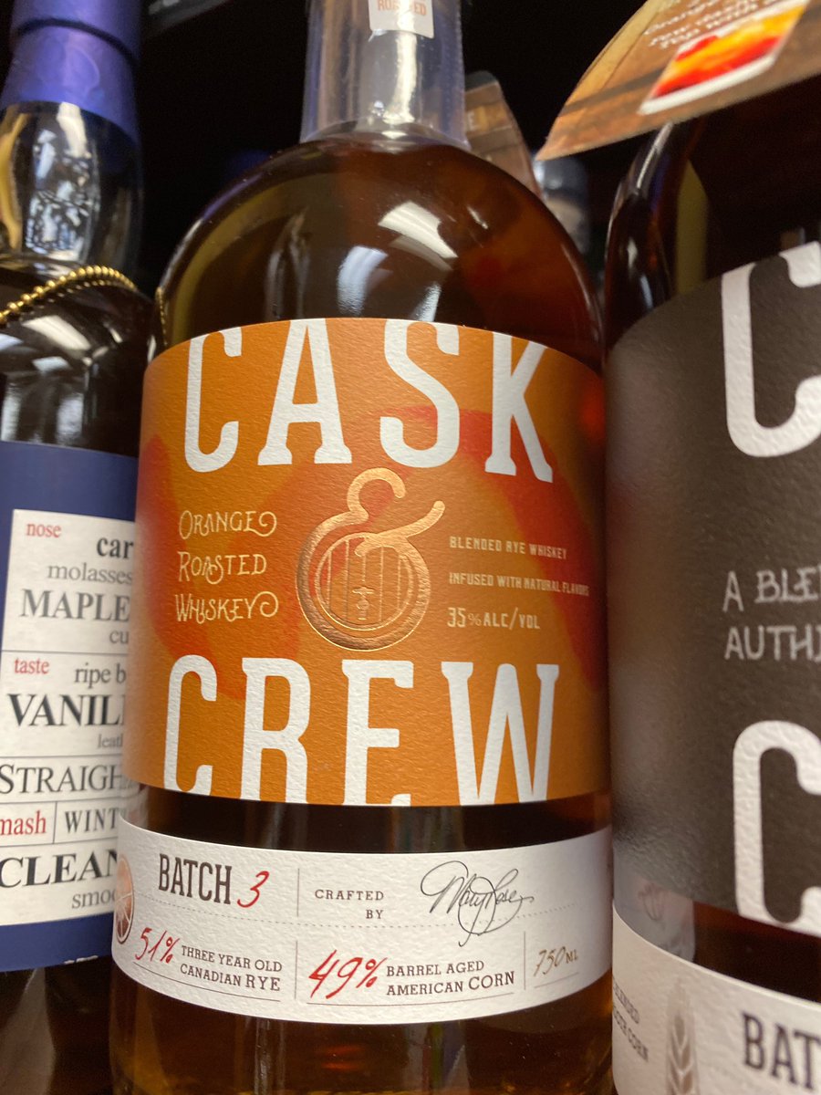 maryrosebrand's tweet photo. Someone finally found my bottle with my name! And Orange Roasted- my fav. Thx @nickidems for the best part of this weekend. #caskandcrew #whiskey #girliecrew https://t.co/JYmjGtON2g