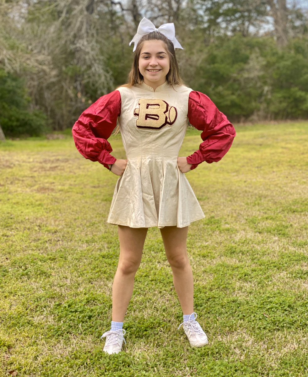 Little known fact... The three most important women in my life were all cheerleaders for the Bastrop Bears. Here’s my daughter in 2020 wearing my mother’s uniform from 1956. Two bits, four bits, six bits, hollaaaaaaa!!!
<a href="/bisdathletics/">Bastrop ISD Athletics</a>
<a href="/BastropISD/">Bastrop ISD</a>
<a href="/BastropHS_FB/">Bear Nation Football</a>
@BastropHScheer