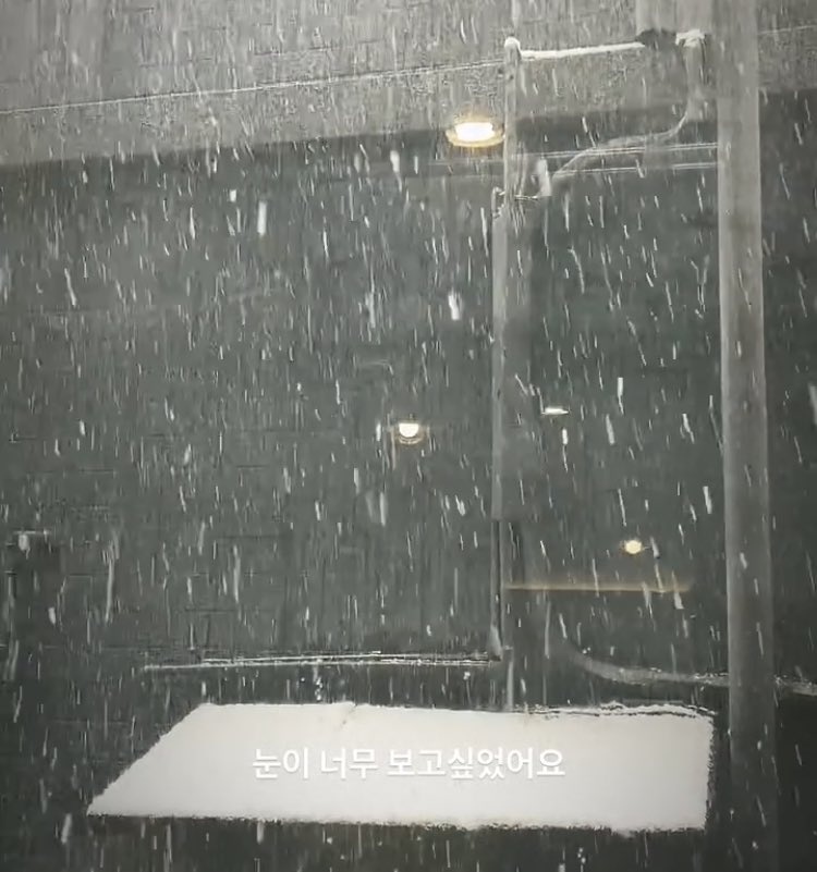 first snow in seoul this year 