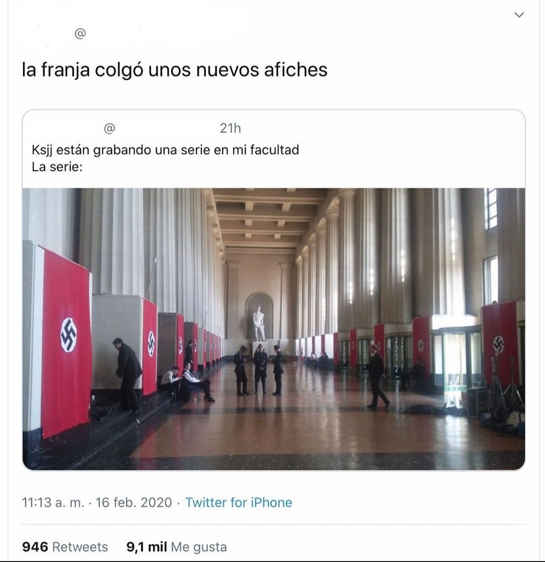 Desde la Franja consideramos necesario expresar nuestra opinión sobre una serie de fotos y tweets que fueron publicados el día de hoy y que representan no sólo una agresión hacia lxs compañerxs que participan de una agrupación que hace más de 50 años defiende la 
👇🏽