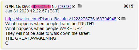 army_train's tweet photo. Q Posted 1 – 31 – 2020 https://t.co/hkm9M3Xk2o https://t.co/ZvCzXVlD5O