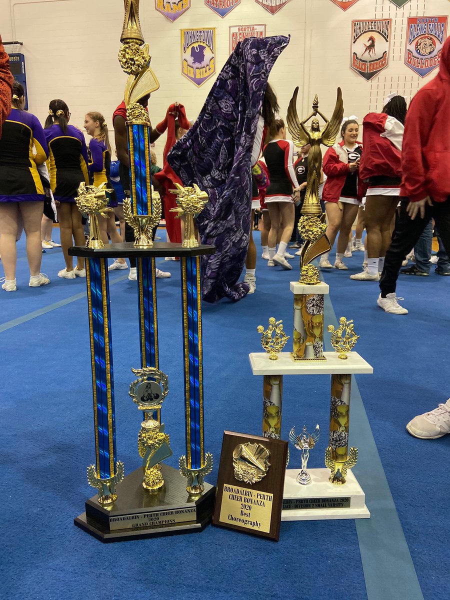 Another day, another win for the Mohon cheer team. 1st place at Broadalbin Perth today. Grand Champions and best choreography!

<a href="/MohonCSD/">MohonCSD</a> @MightyPrincipal <a href="/JCouball83/">Jessica Couball</a>