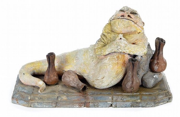 1. Although oft-repeated, I personally have checked every piece of Jabba the Hutt concept art & maquette in the Lucasfilm archive, verified by archivists in the Lucas Museum collection, and no fez-wearing Jabba art has turned up.  @PhilTippett, can you verify?MYTH BUSTED?