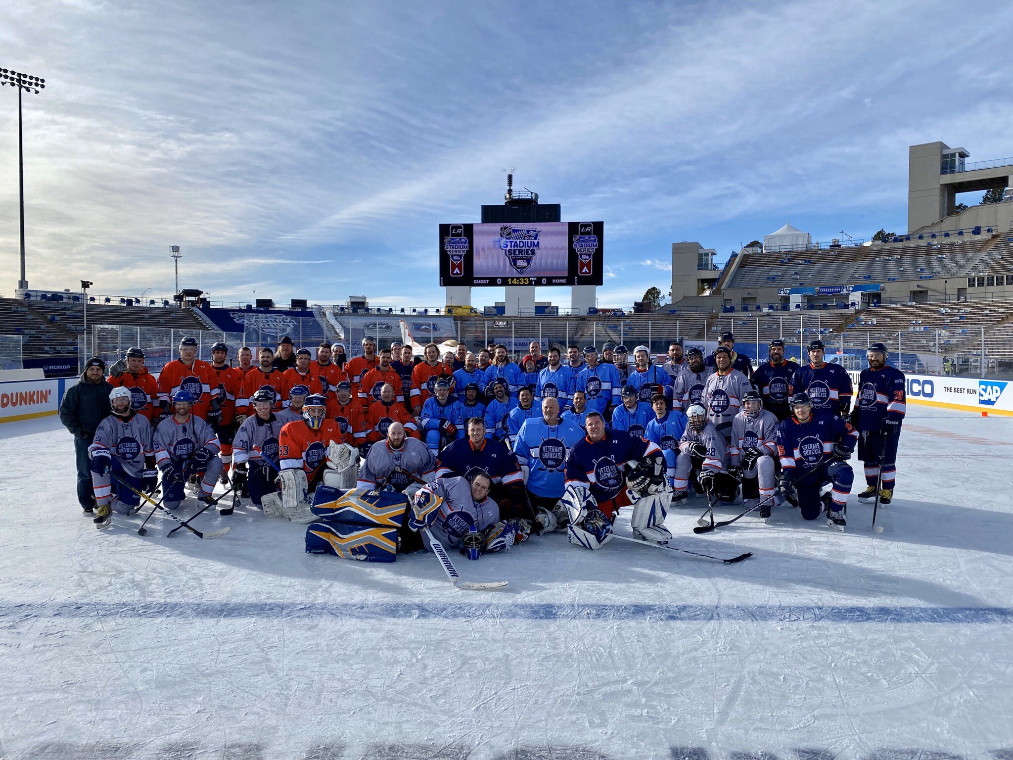 Hockey Game, The U.S. Coast Guard hockey club team, which i…