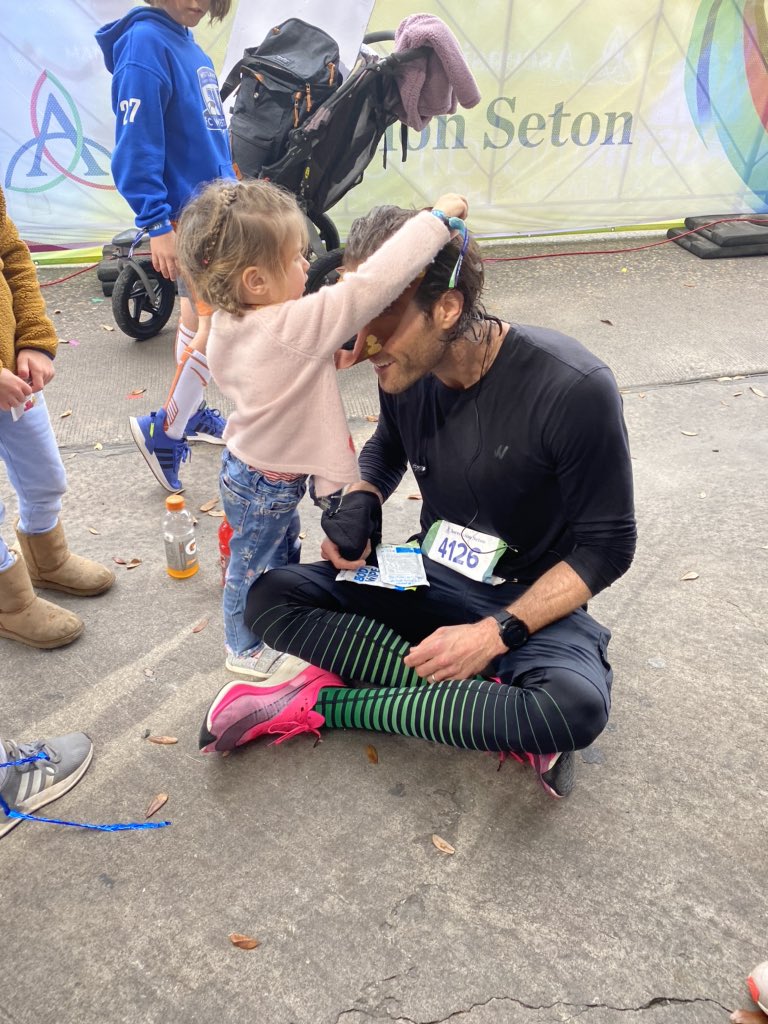 's tweet image. . @jarpad daily dose of ❤. The outpour of love and support is just the tip of the iceberg from us! Congratulations on completing your second #AustinMarathon! Your dedication to getting through these marathons is inspiring. #RunJaredRun