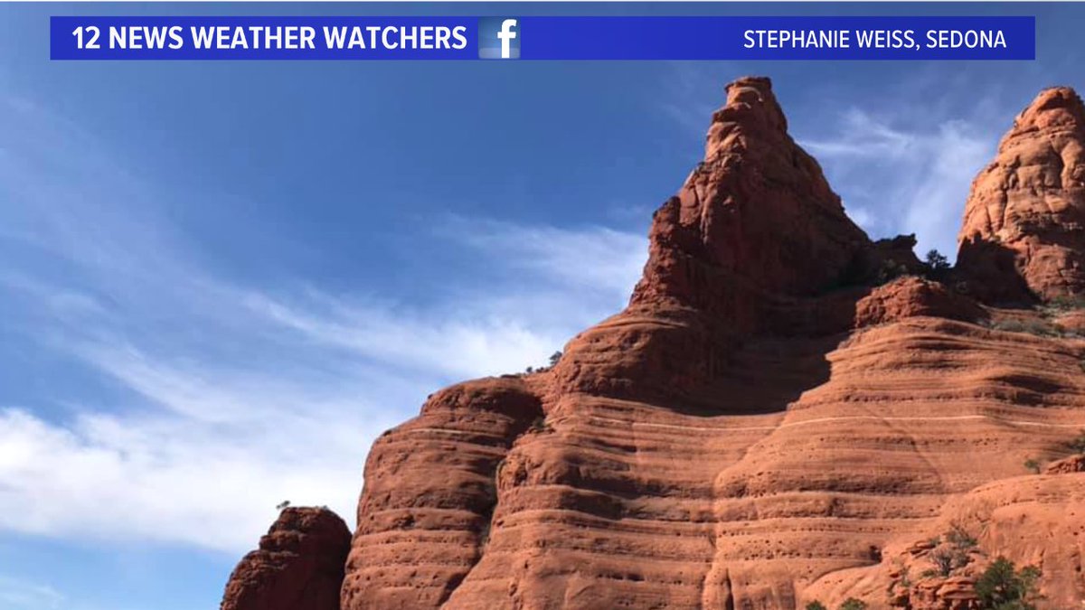 jamiekagol's tweet photo. Another great day for amazing views in #Sedona, #AZ. #12news #12newswx #Arizona #azwx https://t.co/5amr20gkAu https://t.co/11RNkGk1o0