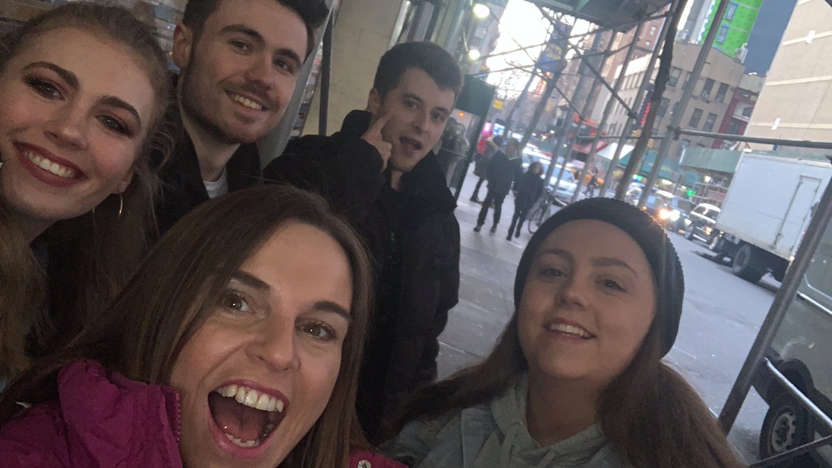 ourUON's tweet photo. @UniNorthants rocking NYC with this motley crew on the  sociology field trip 2020! Exciting times. @UniNhantsFHES #UoNNYC. Thank you @GallivantNYC for your hospitality. https://t.co/clOJIC5ict