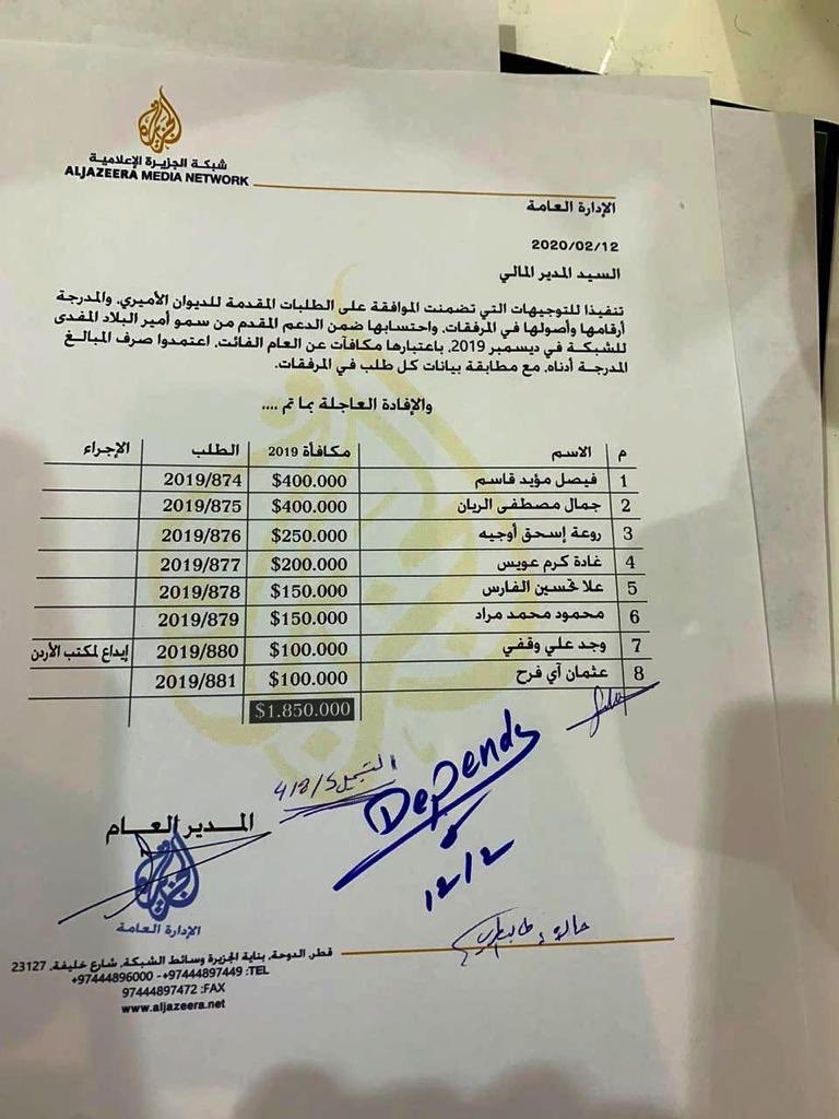 k_alkhamesi's tweet photo. الصراحة والحق يُقال، إن ما تدفعه شبكة #الجزيرة من دعم مالي يُصرف مباشرة من أمير #قطر تشجع العاملين بالقناة على ألا يبيعون ذممهم وحسب، بل يبيعون حتى كرامتهم وما دون ذلك كثير .. https://t.co/Bawx5SGhjs