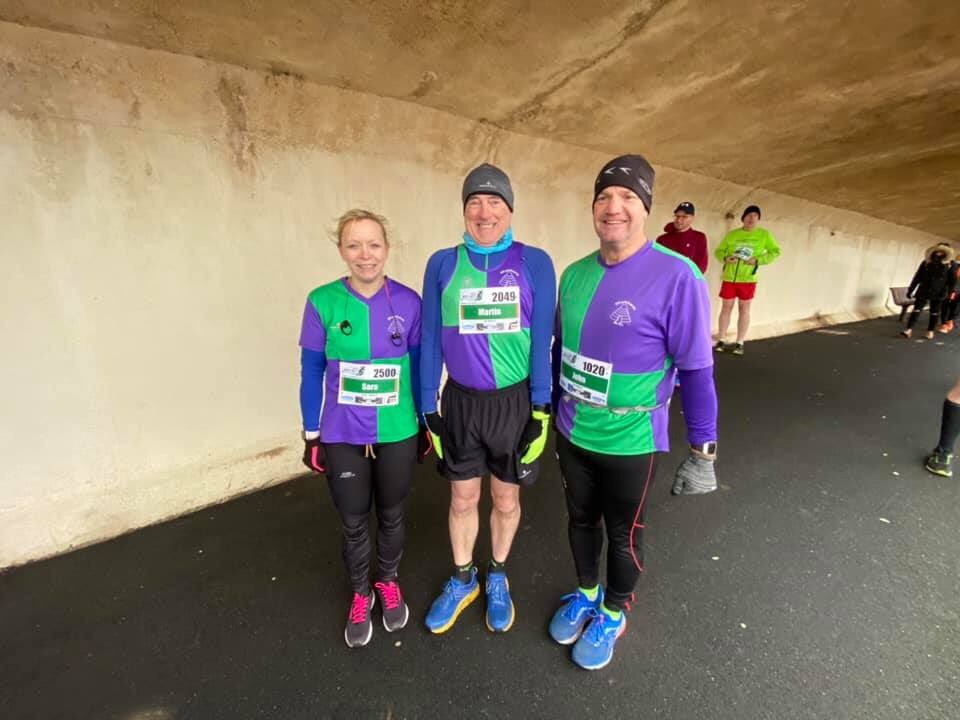 Melthamac's tweet image. A storm called Dennis isn’t going to stop Melthamers competing #greatnorthwesthalfmarathon, #newchew