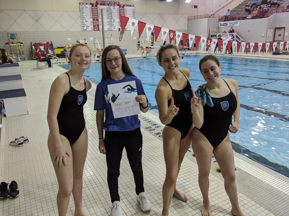 marianswimdive's tweet photo. A successful Metro Conference Championship meet only gets us more excited for State. Just 11 days now! #statecountdown https://t.co/PsTEE9q6X4