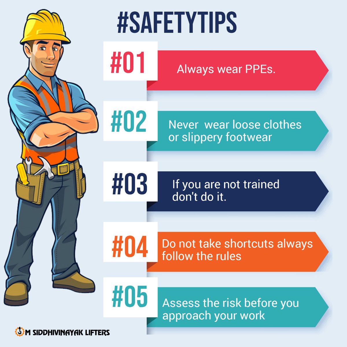 OmCranePvtLtd's tweet photo. "Do not take Shortcuts always follow the Rule"
#OSVL #safetyfirst #Craneservices #Hirecrane #Sellcranes #Omsiddhivinayaklifters #NaviMumbai https://t.co/G01SJ1gvJd
