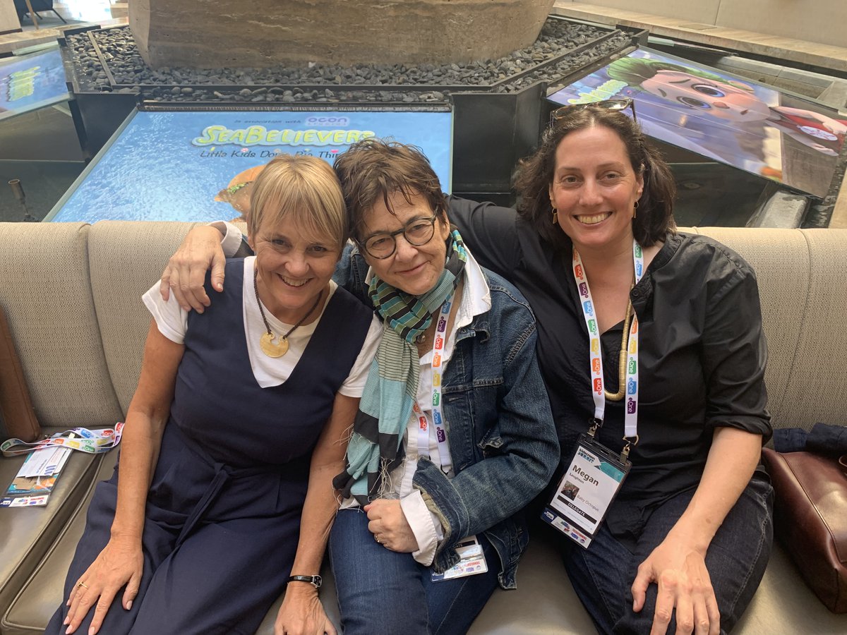 Our EP Nanette had a great week at Kidscreen. With some exciting projects in already production and more on the horizon her kiwi charm has worked a treat. Despite a broken foot!