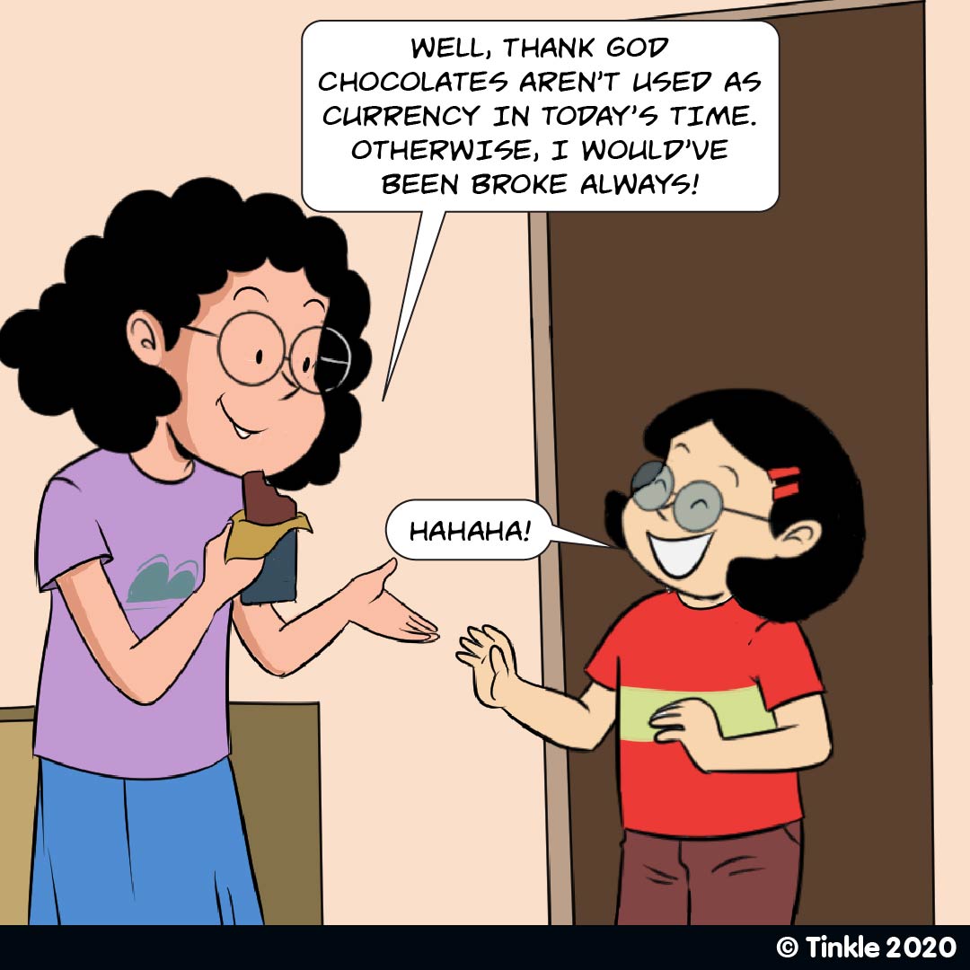 TinkleMagazine's tweet photo. Did you have a chocolate-filled Valentine's Day? Check out Mo's super-sweet take on the cocoa treat!

#MosKitchen #40YearsOfTinkle https://t.co/98fxjBASwE